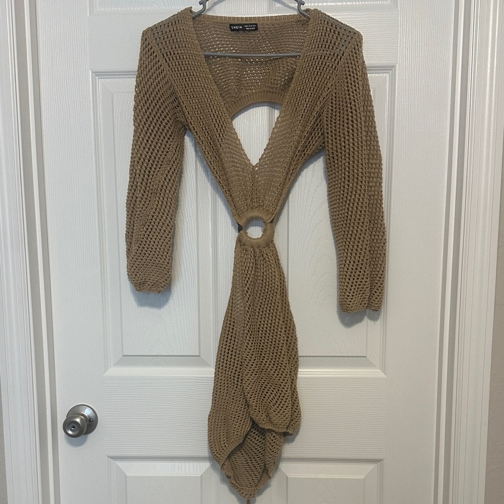 SHEIN  Beginning Boutique Cleo Crochet Dress